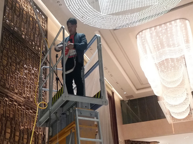 桂陽城領國際二（èr）期複式樓水晶燈清洗工程案例清洗選擇丝瓜污视频在线观看保潔